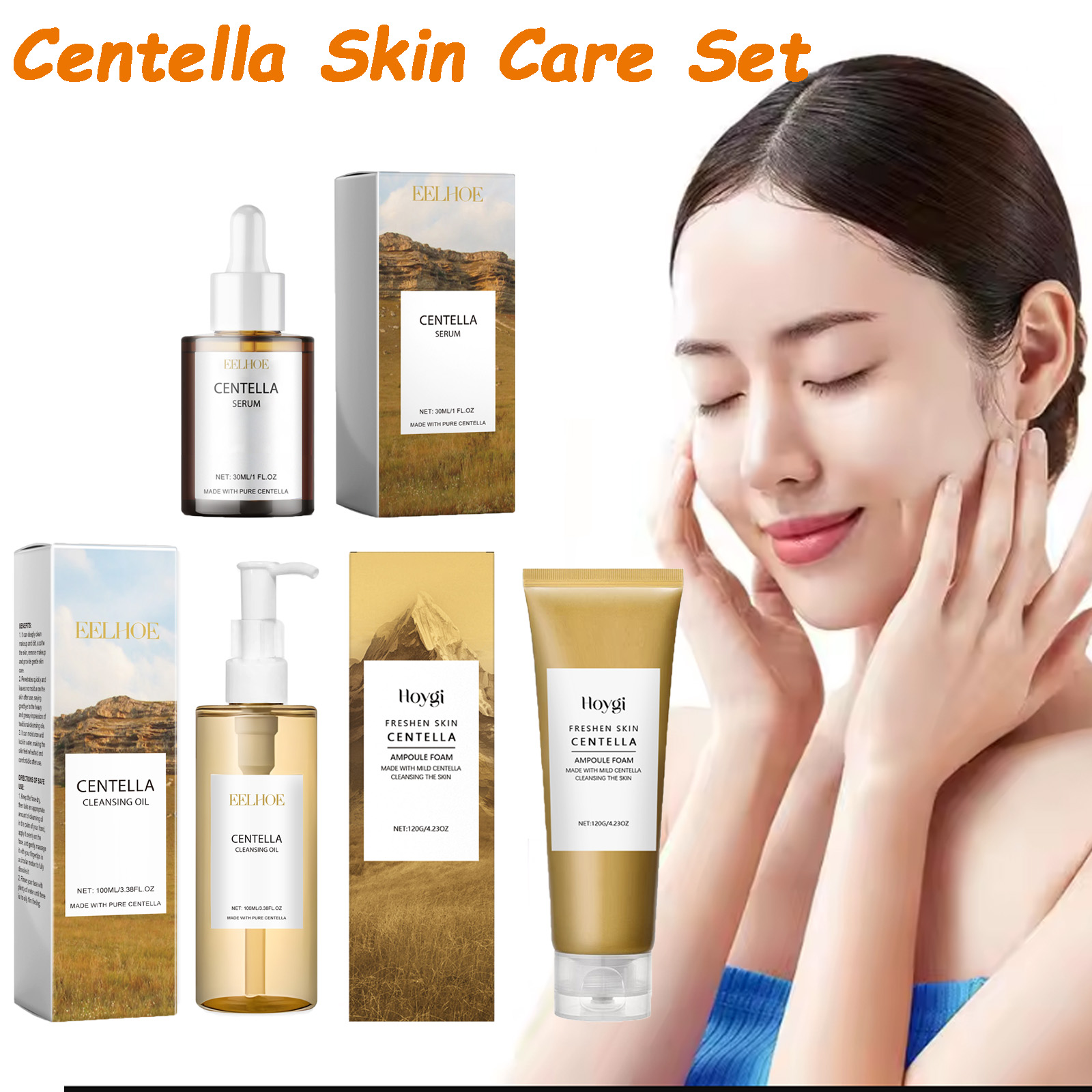 Skincare Pink - Centella Set per la cura della