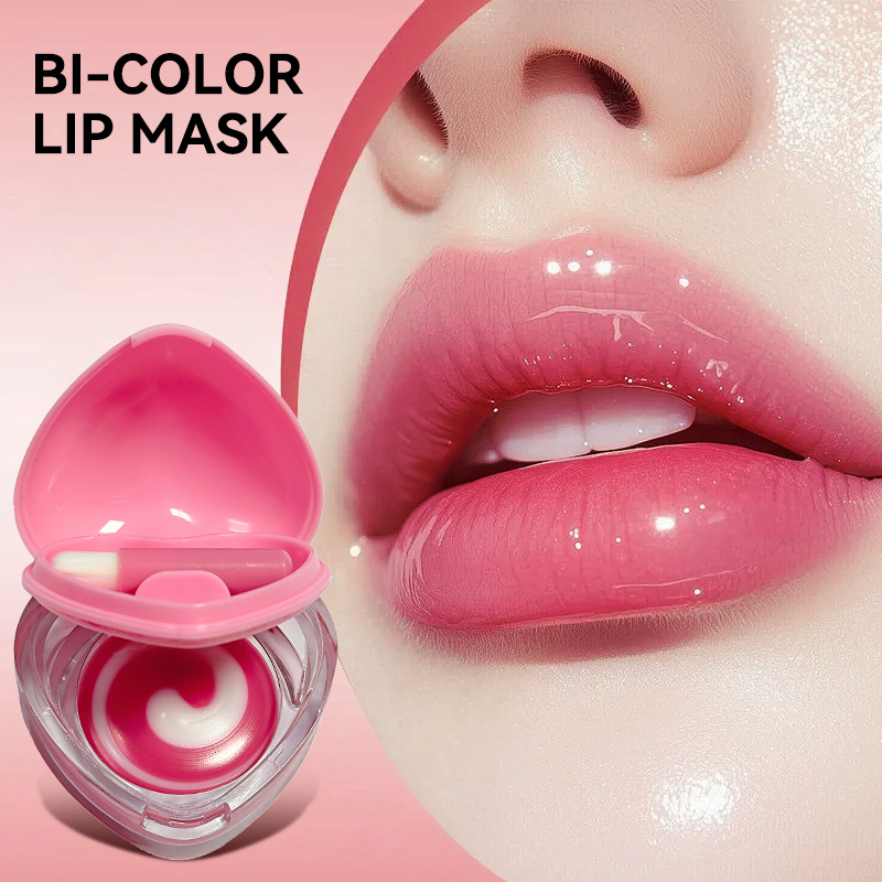 Skincare Pink - Maschera Labbra Bicolore Luckgo Heart: Crea