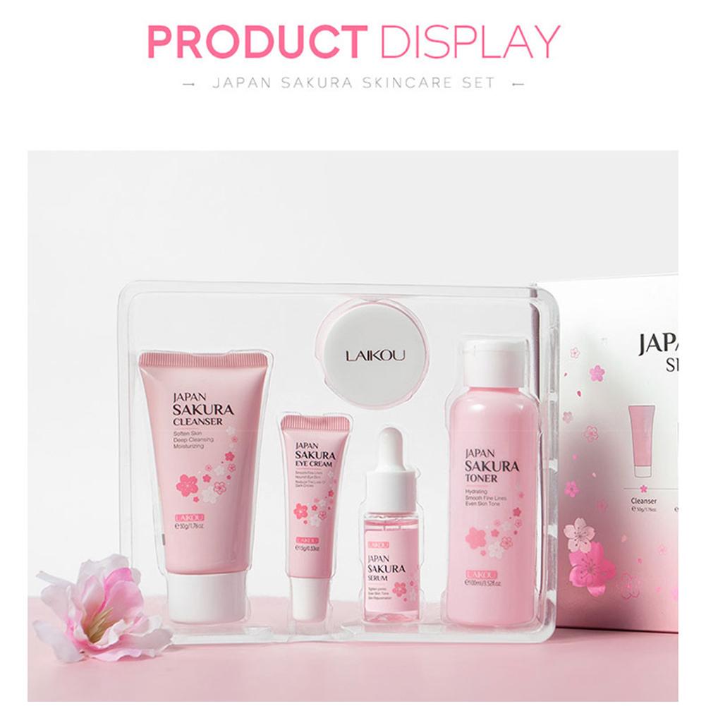 5/3 pz/set Sakura Set Per La C - Skincare Pink recensione e prezzo