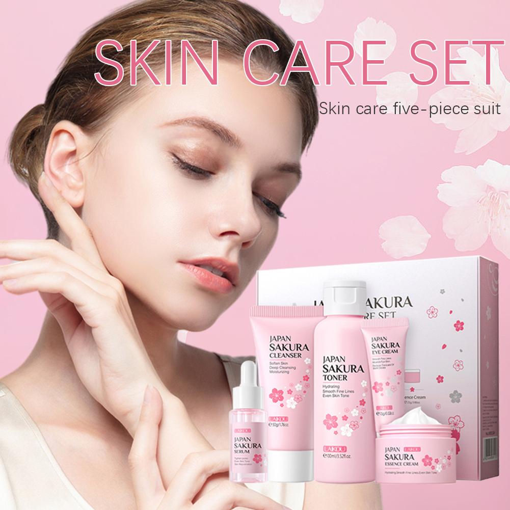 5/3 pz/set Sakura Set Per La C - Skincare Pink recensione e prezzo